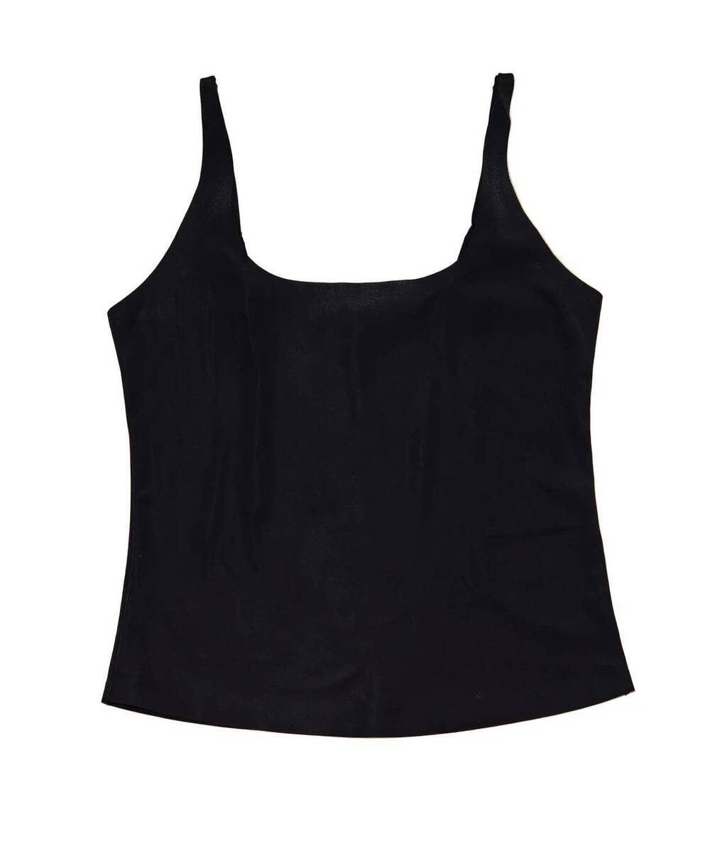 NEW 8APART women's bond square neck top in black